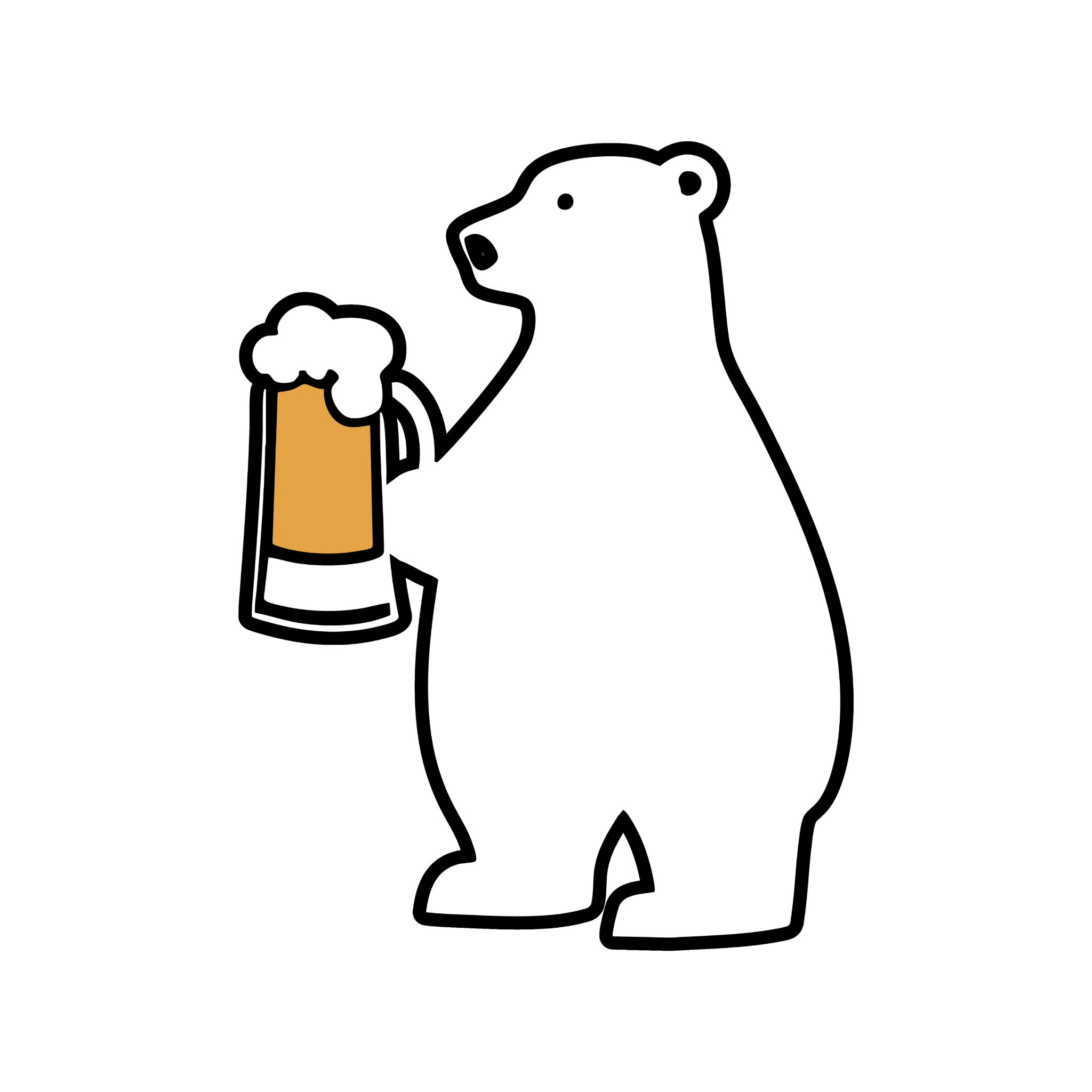 POLARのシロクマ